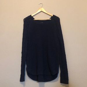 Navy Size L Ann Taylor Loft Sweater